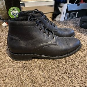 Thursday Boots Cadet Black Size 9.5 Never Worn